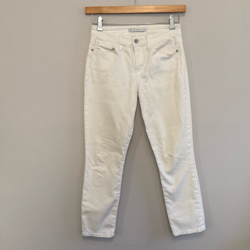 Joe's Jeans Women's Off-White Straight-Leg Jeans